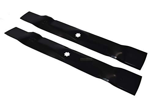 2 X 54,5 Cm Set Di Lame Per Tosaerba John Deere Gx22151 D130 X110 X120 X125