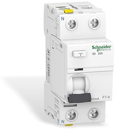 Schneider Electric A9Z21225 Interruttore Di Protezione Fi, 0,03 A, 240 V, 25 Ampere