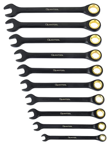 Quantool Q25210 - Set Di Chiavi Combinate, 10 Pezzi