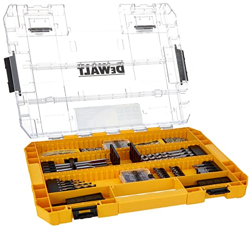 Dewalt Dt70763-Qz - Cofanetto Toughcase 85 Pezzi – Punte Per Cemento E Metallo E Punte Di Avvitamento – Per Trapano Avvitatore