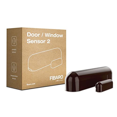 Fibaro Z-Wave Plus 2 Sensore Per Porta E Finistra, Marrone