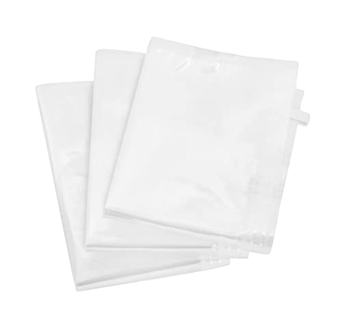 Wenko Sacco Sottovuoto, Set Di 6 Pezzi - Set Di 6 Custodie Sottovuoto, Salvaspazio Per Abiti, Polietilene, 19 X 31 X 9.5 Cm, Trasparente