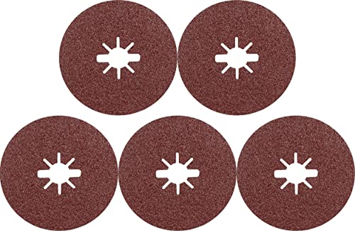 Bosch Accessories 25X Dischi Fibrati Expert R781 Prisma Ceramic X-Lock Per Acciaio, Lamiere Di Acciaio Inossidabile, Ø 125 Mm, Grana 36, Accessorio Sm