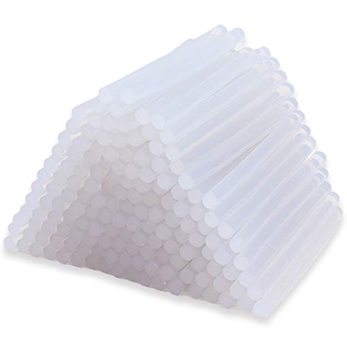 150 Pezzi 7Mm X 100Mm Leeyunbee Colla A Caldo In Stick, Alta Qualità E Viscosità, Trasparente Bastoncini Di Colla Per Pistola Colla A Caldo, Adatto Pe