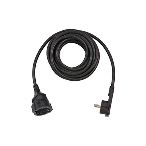 Brennenstuhl, Cavi Di Prolunga Corti Con Spina Piatta Angolata 5M H05Vv-F3G1,5 Nero
