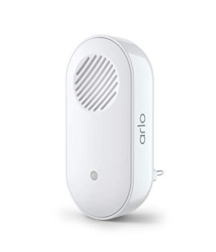 Arlo Chime 2 Per Il Videocitofono Da Esterno Wireless Connesso Arlo, Notifiche Audio, Sirena Integrata, Suono Personalizzabile, Connessione Wi-Fi Dire