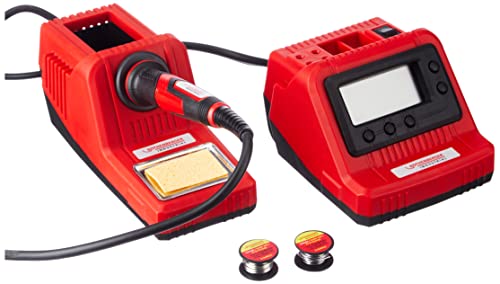 Rothenberger Industrial 1500003259 Rothenberger-Stazione Di Saldatura Industriale Digitale, 60 W, 230 V, 200-450 °C, Con Punte Di Ricambio E Stagno, R