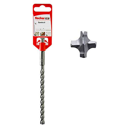 Fischer Quattric Ii 5/100/165 Punta Sds Plus A Quattro Taglienti Per Trapano E Martelli Perforatori, 549974