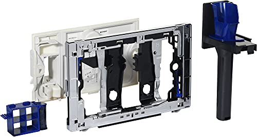 Geberit 115062211 115062211-Inserto Per Sciacquone Duofresh Sticks Per Sigma Up, 12 Cm, Azionamento Anteriore, Cromato Lucido