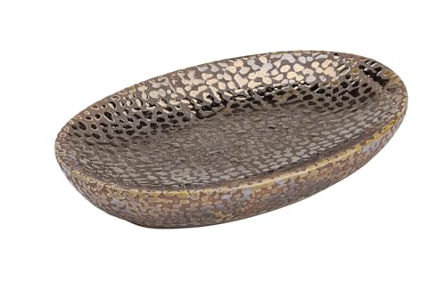 Wenko Portasapone Marrakesh, Ceramica, 13.6 X 2 X 9.9 Cm, Marrone