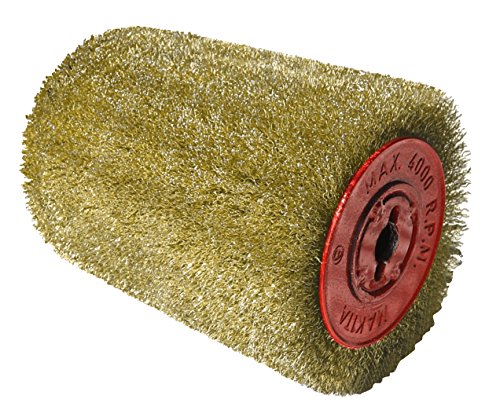 Makita P-65648 - Rodillo De Alambre Acero Latonado Ideal Para Vetado De Maderas Duras O Blandas
