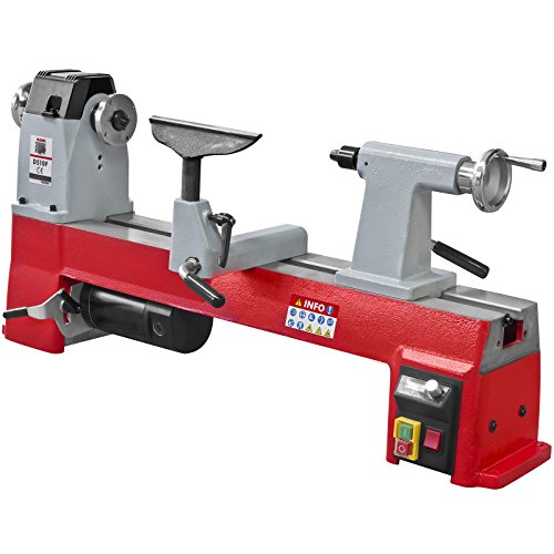 Tornio In Legno | Holzmann Maschinen | Modello D510F_230V | Velocità Variabile | Ancoraggio Rapido | Volanti Cromate | Display Digitale