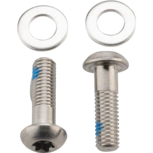 Sram Schrauben Für Flat Mount Adapter 17Mm, T25, Titan 2 Stück, 00.5318.005.013, Freni/Sistemi Frenanti. Unisex Adulto, Argento, Taglia Unica