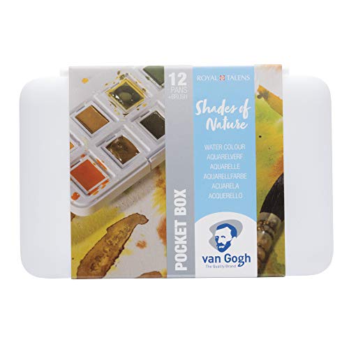 Royal Talens Aquarellfarbe Van Gogh, 12Er Box, Naturfarben