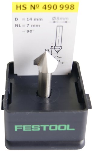 Festool Fresa Para Ranuras En V Hs S8 D14/7/90°
