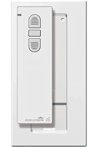 Schellenberg 20015 - Trasmettitore A 1 Canale, Per Motore Tapparelle, Colore: Bianco