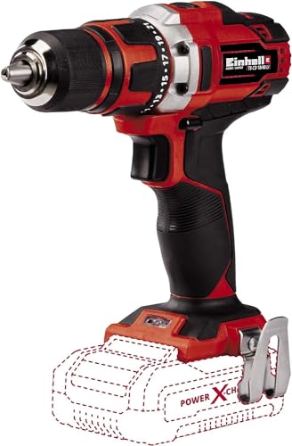 Einhell Te-Cd 18/40 Li-Solo Trapano Avvitatore A Batteria Power X-Change (Torsione 40Nm, Vel. 1 Giri Al Min. 400, Vel. 2 Giri Al Min. 1,500, Mandrino