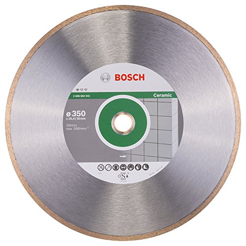 Bosch Accessories 1X Disco Diamantato Standard For Ceramic, Per Pietra, Piastrelle, Ceramica, Ø 350 X 30+25,40 2 7 Mm, Accessori Tagliapiastrelle