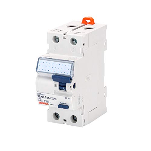Gewiss - Interruttore Differenziale Puro - Idp Na - 2P 40A Tipo Ac Istantaneo Idn=0,03A 230V - 2 Moduli
