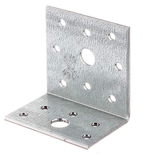 Gah-Alberts 334369 Squadretta Di Giunzione, Acciaio, 40 X 60 X 60 Mm, 50 Pz