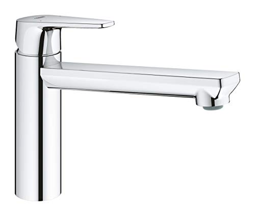 Grohe 31693000 Bauedge Miscelatore Per Lavello, Nero, Bocca Media