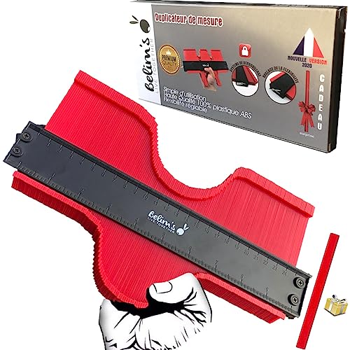 Replicatore Di Contorno Con Serratura - Duplicator Di Contorni- Calibro Di Profilo- Copiatore Di Forme- Misuratore Angoli -Profilo Strumento Di Misura