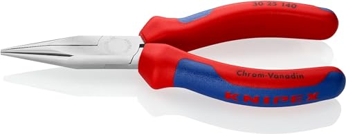 Knipex Pinza Per Meccanica - A Becchi Lunghi Cromata, Rivestiti In Materiale Bicomponente 140 Mm 30 25 140