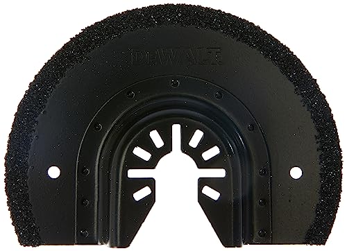 Dewalt Dt20717-Qz Accessori Per Utensile Multifuzione - Lama Segmentata In Metallo Duro Spessore 3Mm - Per Fresatura Di Fessure Su Intonaco E Calcestr