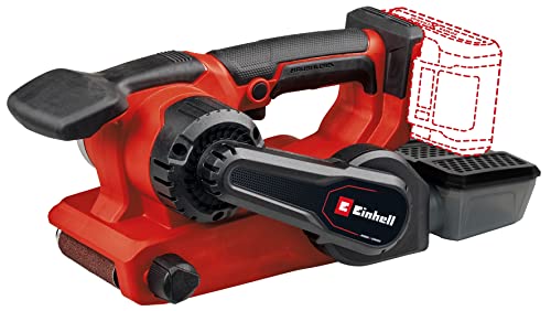 Einhell Levigatrice A Batteria Tp-Bs 18/457 Li Bl-Solo Power X-Change (18 V, Batterie Agli Ioni Di Litio, Motore Brushless, Incl. 3 Nastri Abrasivi A