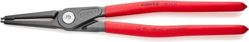 Knipex Pinza Di Precisione Per Anelli Di Sicurezza Per Anelli Di Sicurezza Interni A Fori Bonderizzata Grigia, Rivestiti In Resina Sintetica Antiscivo
