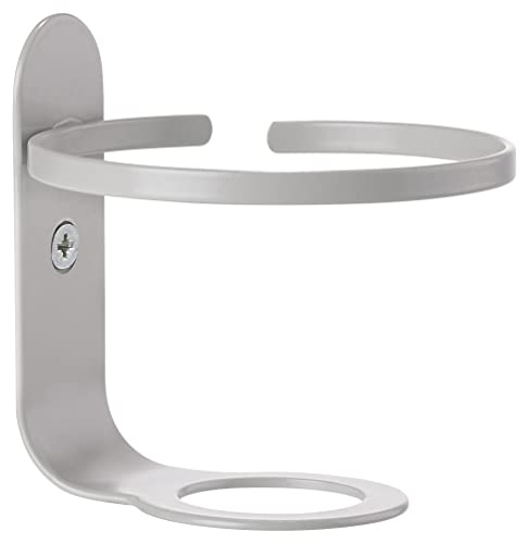 Zone Denmark - Supporto Da Parete Per Porta Sapone O Porta Spazzolini, Metallo, Grigio Morbido.