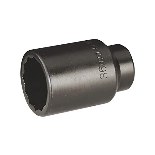 Sealey Impact Socket 36 Millimetri Bi-Hex Deep 1/2"Sq