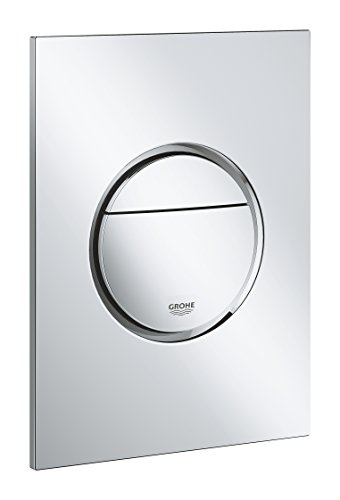 Grohe Gro-37601000 37601000-Nova Cosmopolitan S Pulsador Placa De Descarga, Nero, Design Größe