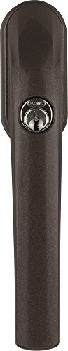 Abus 373732 Fg300 B Al0125 - Maniglia Per Finestra Con Serratura, Apribile Con Chiave Universale, Colore: Nero