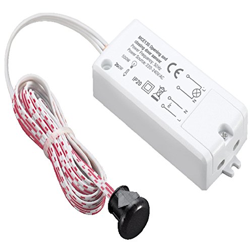 Maclean Mce 135 Sensore Di Movimento A Infrarossi Per Porte Rileva Il Movimento Della Porta Accensione Automatico Della Luce