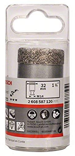 Bosch Professional 1X Fresa Diamantata Best For Ceramic Dry Speed, Foratura A Secco Della Ceramica Dura, Ø 32 X 35 Mm, Accessorio Smerigliatrice Angol