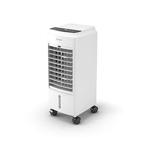 Olimpia Splendid 99308 Peler 4D Raffrescatore Con Telecomando, Timer E Tanica 4 Litri, 350 M3/H, 75 W, Bianco, 61 X 26 X 23.5 Cm