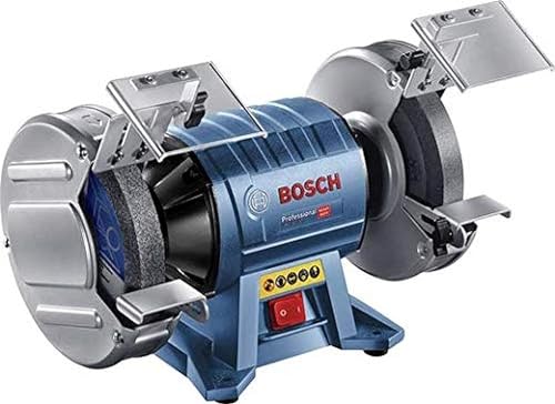 Bosch Professional Smerigliatrice Da Banco Gbg 60-20 (Motore Da 600 Watt, Ø200 Mm, Incl. 2 Mole Ø200 Mm Grana Normale)