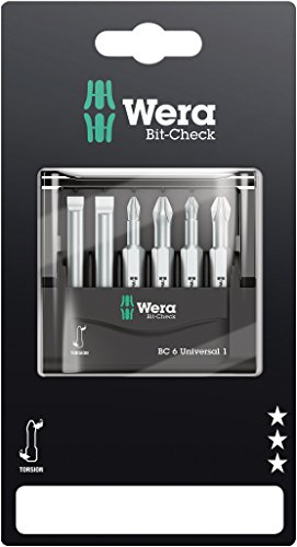 Wera, Bit-Check 6 Universal 1 Sb