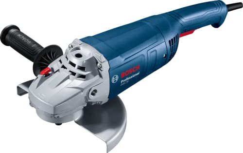 Bosch Professional Smerigliatrice Angolare Gws 20-230 P (2.000 Watt, Incl. Impugnatura Agg., Flangia Di Montaggio, Dado Di Serraggio, Cuffia Protezion