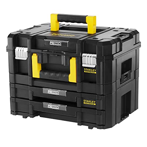 Stanley Fatmax Fmst1-71981 Kit Composto Da Cassetta Porta Utensili Elettrici E Cassettiera A Due Cassetti Pro-Stack