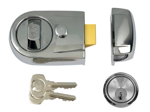 Yale Locks Y3 - Serratura Moderna Nightlatch, Finitura Cromata Lucida, 30 Mm