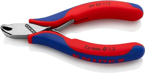 Knipex Tronchese Per Elettronica Con Tagliente Frontale Rivestiti In Materiale Bicomponente 115 Mm 64 52 115