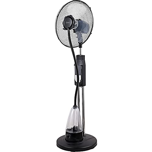 Ardes - Ar5M39 Ventilatore A Piantana Silenzioso Humy Con Umidificatore A Ultrasuoni - Ventilatore A Piantana Con Telecomando Per Timer E Oscillazione