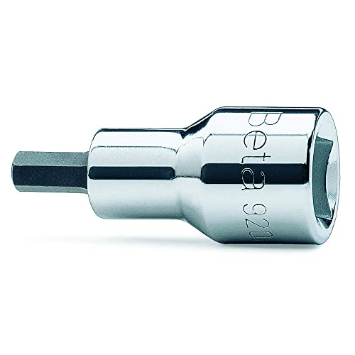 Beta - 920Pe/As Chiavi A Bussola Maschio Esagonale Con Quadro Femmina 1/2" Cromate - Inserti Bruniti, Caratterizzate Da Resistenza E Affidabilità E Fa