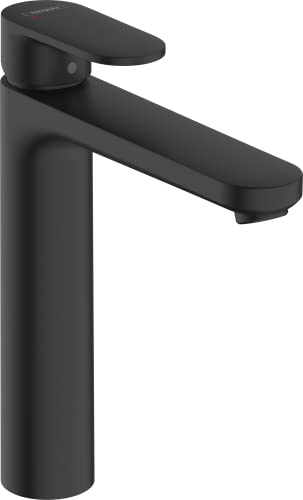 Hansgrohe Vernis Blend Miscelatore Monocomando Lavabo 190 Con Saltarello, Nero Opaco, 71552670