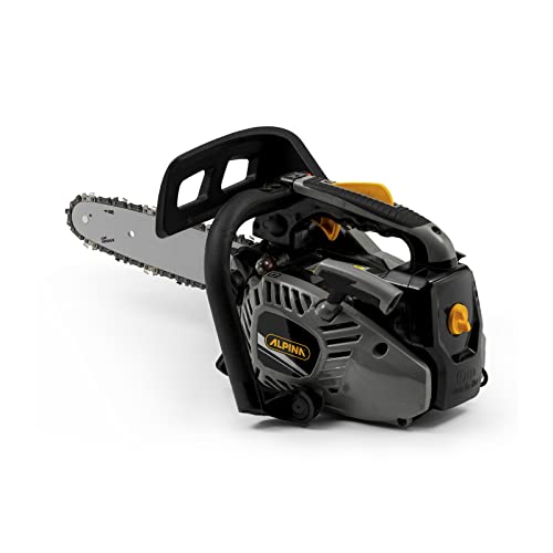 Alpina Motosega Da Potatura Apr 25 (10)’’, Barra Di Taglio 25 Cm (10’’), Motore A Scoppio 25,4 Cc, 900 W, Velocità Catena 21 M/S, Pompa Olio Automatic