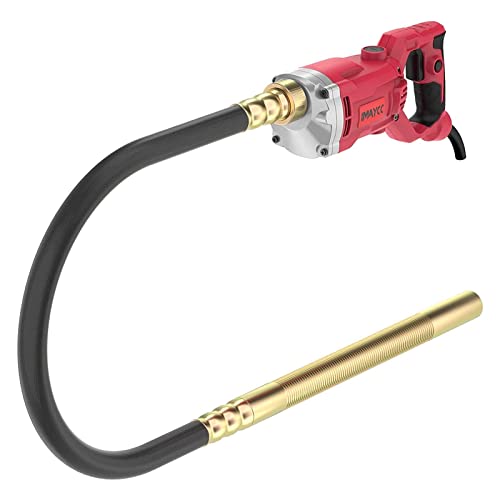 Imaycc Vibratore Calcestruzzo, Aggiornato 1500W Potente Vibratore, Vibratore A Velocità 4200Rpm, Con Asta Vibrante 2M, Per La Costruzione In Calcestru