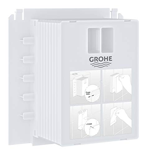 Grohe Gro-40911000 Dima Di Montaggio Per Piastre Di Azionamento Di Piccole Dimensioni, Bianco