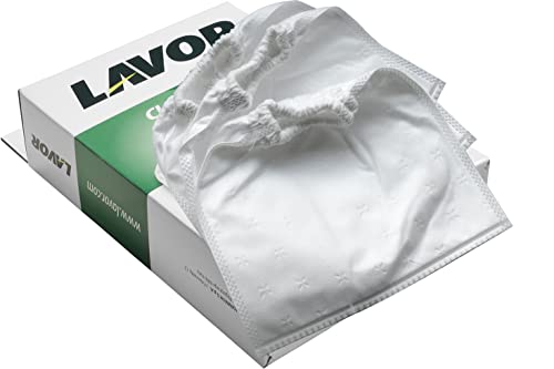 Lavor 5.212.0091 - Filtri In Panno, Per Ashley 200, Ashley 310, Free Vac, Ashley 110, Ashley 111, Grigio Chiaro, Set Di 3